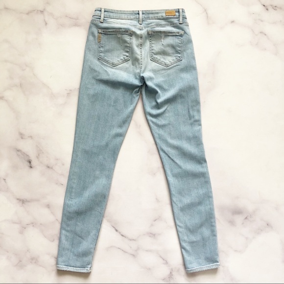 Paige | Verdugo Ultra Skinny Harriett Dest Jeans - Picture 4 of 8